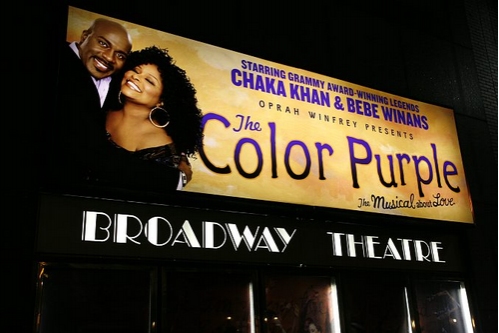BeBe Winans and Chaka Khan made their Broadway debuts in The Color Purple on Wednesda Photo