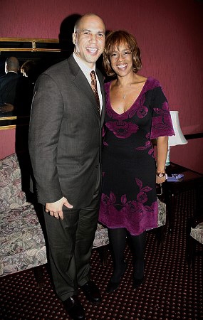 Cory Booker and Gayle King Photo