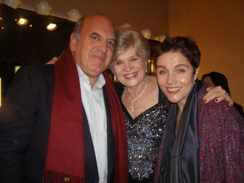 Composer Martin Silverstri and wife Christine Andreas with Teri Ralston
 Photo