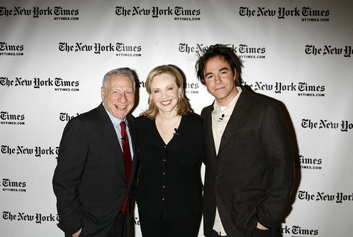 Mel Brooks, Susan Stroman and Roger Bart Photo