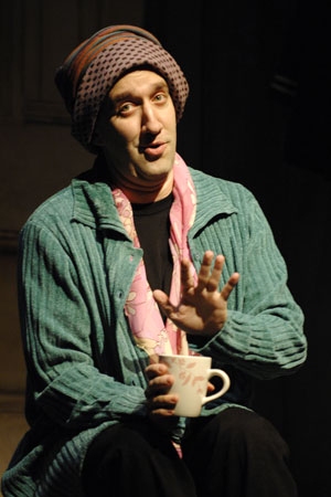 Obie Award-winning solo performer Danny Hoch as Marion, one of the many characters he Photo