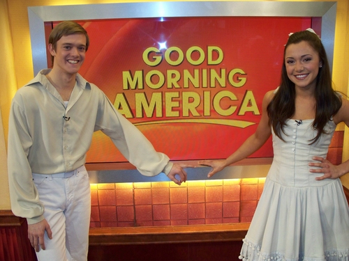 Stars of The Fantasticks: Douglas Ullman, Jr. (Matt) and Julie Craig (Luisa) at the A Photo