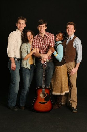 l-r: Benjamin Zep Misek, Rosie Mattia, Ryan Nearhoff, Vernae Taylor and Michael Bojto Photo