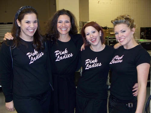 The Pink Ladies: Lindsay Mendez, Jenny Powers, Kirsten Wyatt and Robyn Hurder Photo