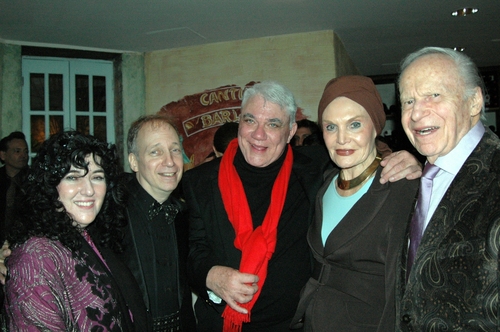 Barbara Siegel and Scott Siegel, Rex Reed, Edith Drake and Irving Drake Photo