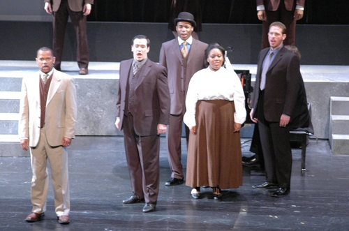 Jerry Dixon (left) and cast of Ragtime Photo