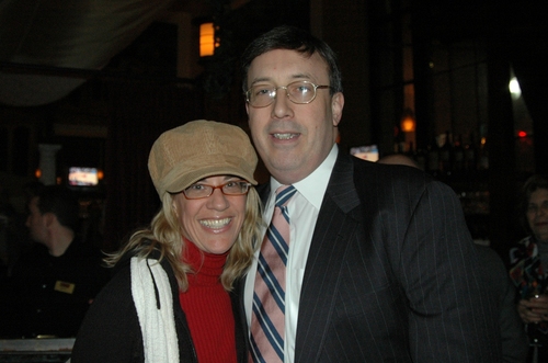 Margaret Perry and John Ioris (Chairmand and President of WPPAC Board of Trustees) Photo