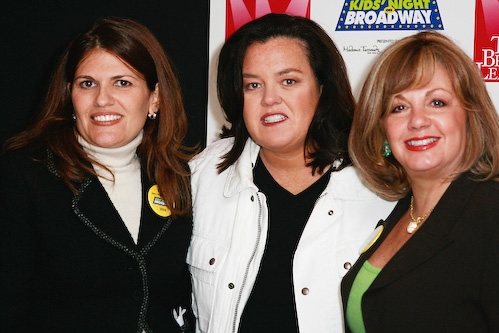 Janine DiGioacchino, Rosie O'Donnell and Charlotte St. Martin Photo