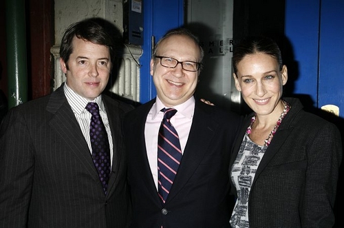 Pippin Parker, Matthew Broderick and Sarah Jessica Parker Photo