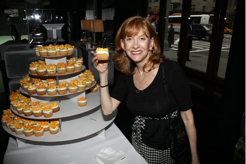 Jane Waldman and the new A Catered Affair cupcake Photo