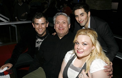 Daniel Reichard, Harvey Fierstein, Matthew Scott and Carly Gibson Photo