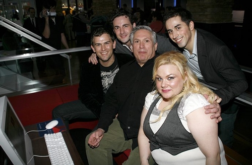 Daniel Reichard, Max von Essen, Harvey Fierstein, Carly Gibson and Matthew Scott Photo