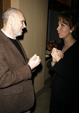 Charles Strouse and Kate Burton Photo