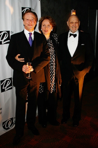 Edward Hibbert, Kate Burton and Charles Strouse Photo
