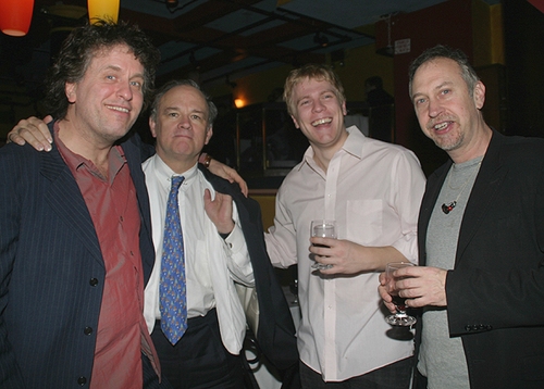 Slug Bearers composer Mark Mulcahy, Honorary Producer Dozier Hasty, Musical Director  Photo