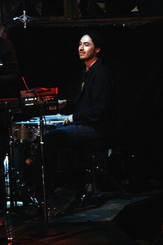 On drums, Damien Bassman Photo