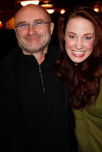 Phil Collins and Sierra Boggess Photo