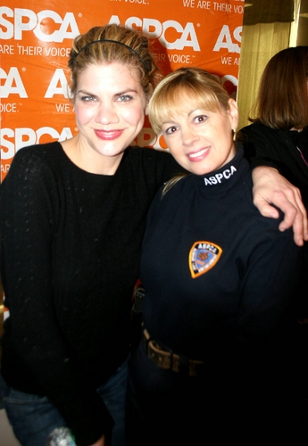 Kristen Johnston and Annemarie Lucas of "Animal Precinct" Photo