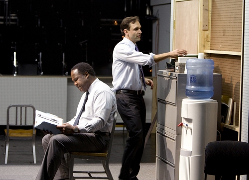 Isiah Whitlock, Jr. (seated) and Trevor Long Photo