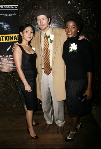 Elizabeth Rodriquez, Brett C. Leonard and Yolonda Ross Photo