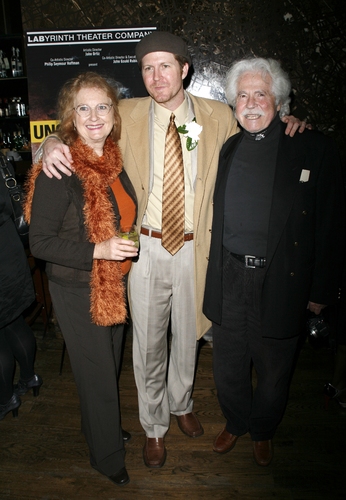 Brett C. Leonard with parents Barbara and Bruce Photo