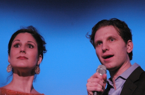 Stephanie J. Block and Sebastian Arcelus Photo