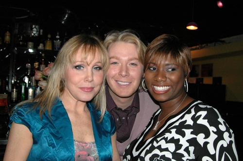 Jenny Hill, Clay Aiken and Quiana Parler Photo