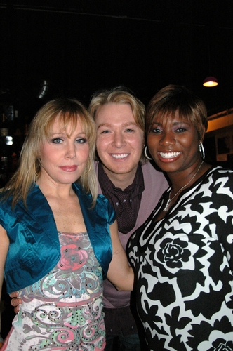 Jenny Hill, Clay Aiken and Quiana Parler Photo