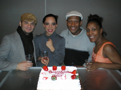 l-r: Pedro Capo, Selenis Leyva, Modesto Lacen and Xiomara Laugart Photo