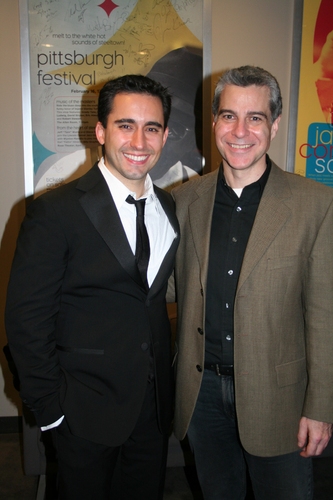 John Lloyd Young and Rick Elice Photo