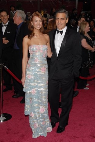 Sarah Larson and George Clooney Photo