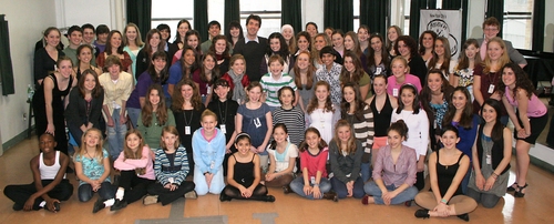 Jason Robert Brown and the students of Broadway Artists Alliance Photo