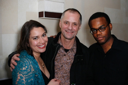 Vanessa Aspillaga, Peter Pucci, and William Jackson Harper Photo