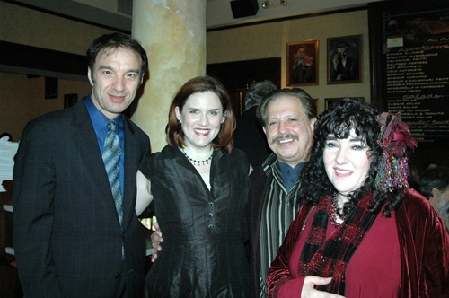 Ilir Rizaj (Tony DiNapoli's Restaurant Times Square), Donna Lynne Champlin,Ellis Nass Photo