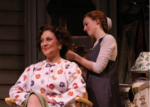 From Left to Right, Kelly Bishop (Clairee Belcher) and Kate Wetherhead (Annelle Dupuy Photo