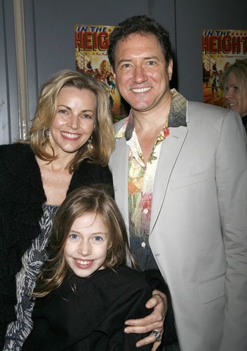 Kevin McCollum (Producer) with wife, Lynnette Perry, and daughter Photo