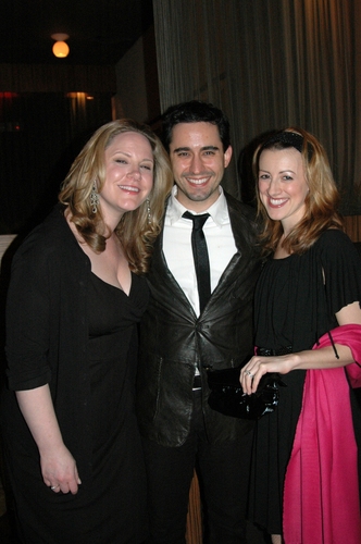 Alison Frank (Casting Director), John Lloyd Young and Kate Wetherhead Photo