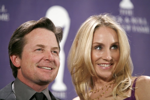 Michael J. Fox and Tracy Pollan Photo