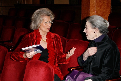 Louise Kerz Hirschfeld and Marian Seldes speak about the project
 Photo