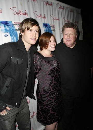 Ashley Parker Angel, Shannon Durig and George Wendt
 Photo