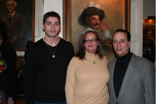 Casimiro Torres, Vilma Ortiz Donovon (Writer) and David Rothenberg (Director and Foun Photo