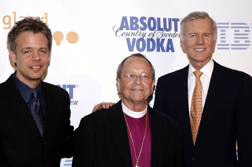 Daniel Karslake, Rev  Gene Robinson, and Michael Huffington Photo