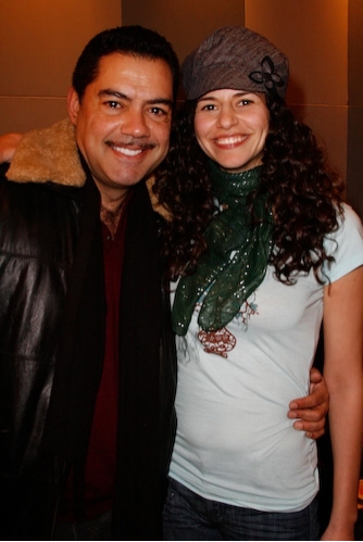 Carlos Gomez and Mandy Gonzalez Photo
