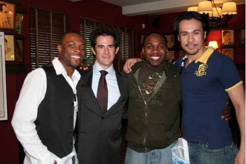 Rickey Tripp, Andy Blankenbuehler, Rogelio Douglas Jr. and Michael Balderama Photo