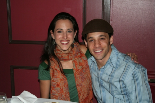 A Chorus Line cast members; Jessica Lea Patty and Jeffrey Schecter Photo