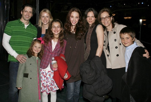 Jane Kaczmarek and Family with Sean Palmer and Sierra Boggess Photo