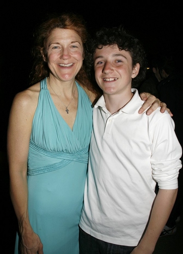 Victoria Clark and her son Thomas Luke Photo