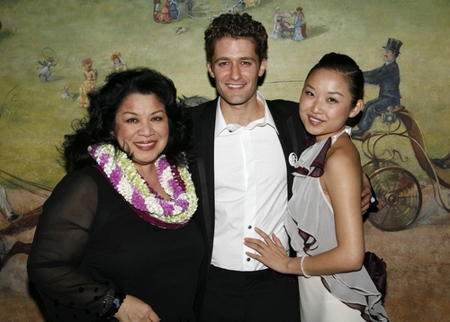 Loretta Ables Sayre, Matthew Morrison and Li Jun Li Photo