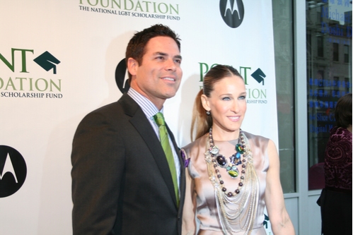 Jorge Valencia and Sarah Jessica Parker
 Photo