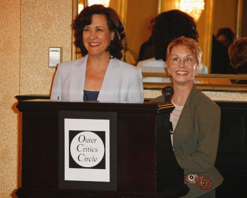 Broadway Stars and Outer Critics Award Winners Karen Ziemba and Sandy Duncan Photo